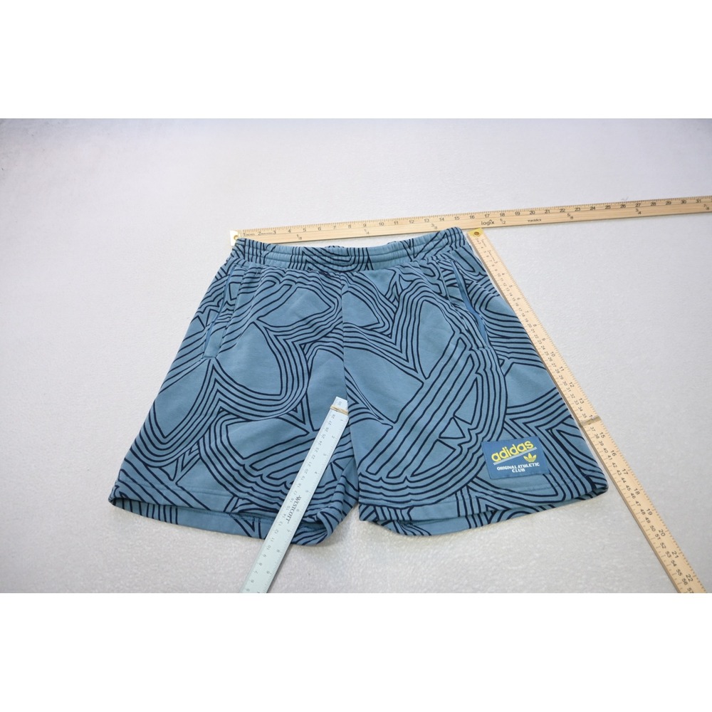 Adidas Jogger Shorts Mens Medium Originals Athletic Club Trefoil Cotton Blend